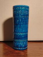Bitossi Aldo Londi Rimini Blue Vase Italy vintage 15cm