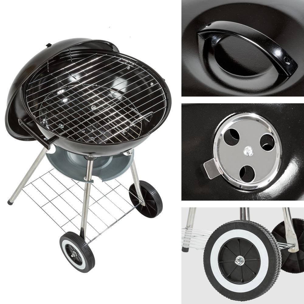 Griglie: Kugelgrill mit Rollen Ø 41,5cm - braun – Nuovo (secondo la descrizione) da Murten venduto da Roland.Kemmer.AG 6
