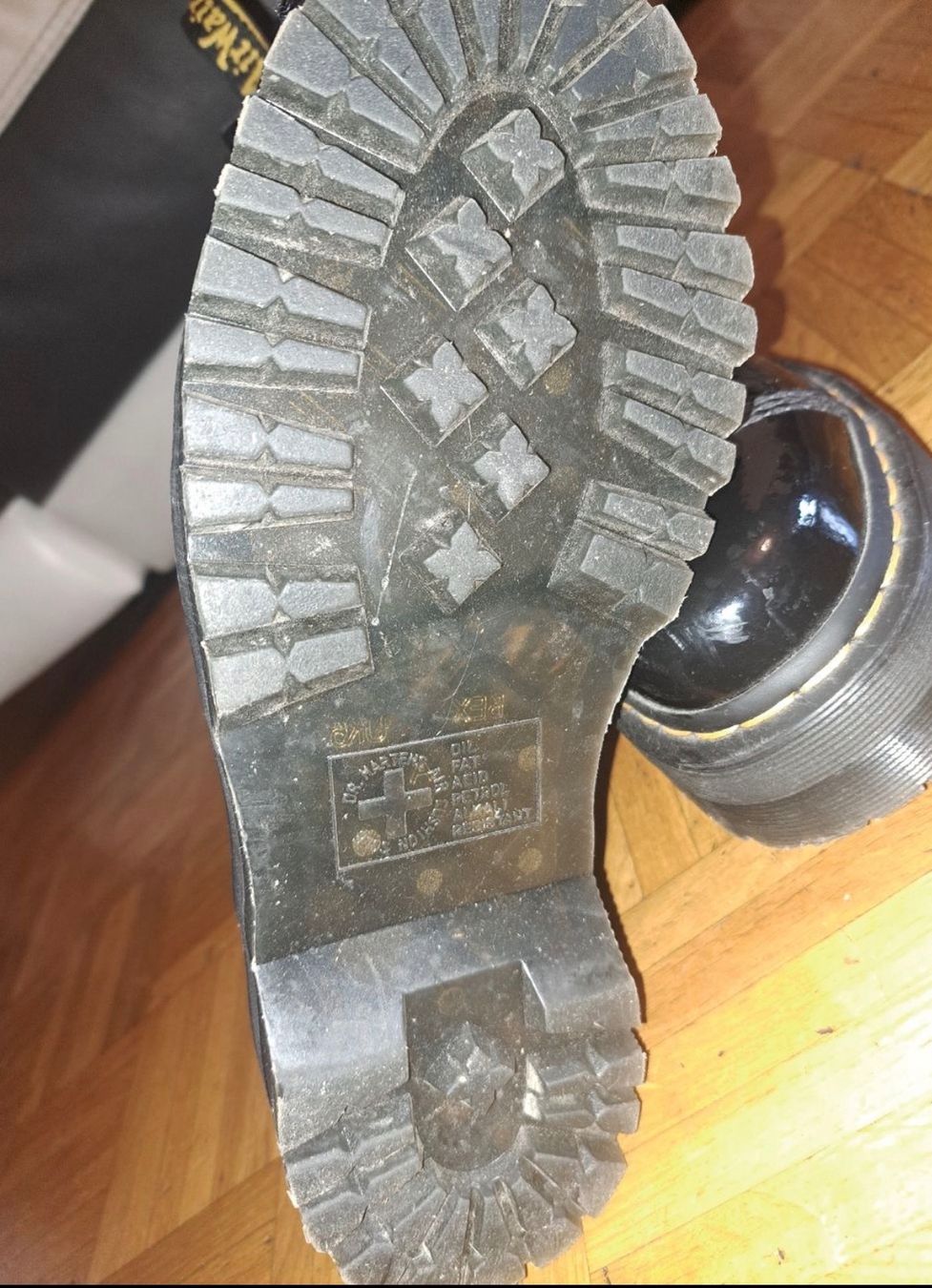Dr. Martens Damenschuhe: Dr. Martens Sinclair Plateformes Noir Vernis - Pointure 38 – Neu (gemäss Beschreibung) aus Chavannes-Renens von Angelique2022 3