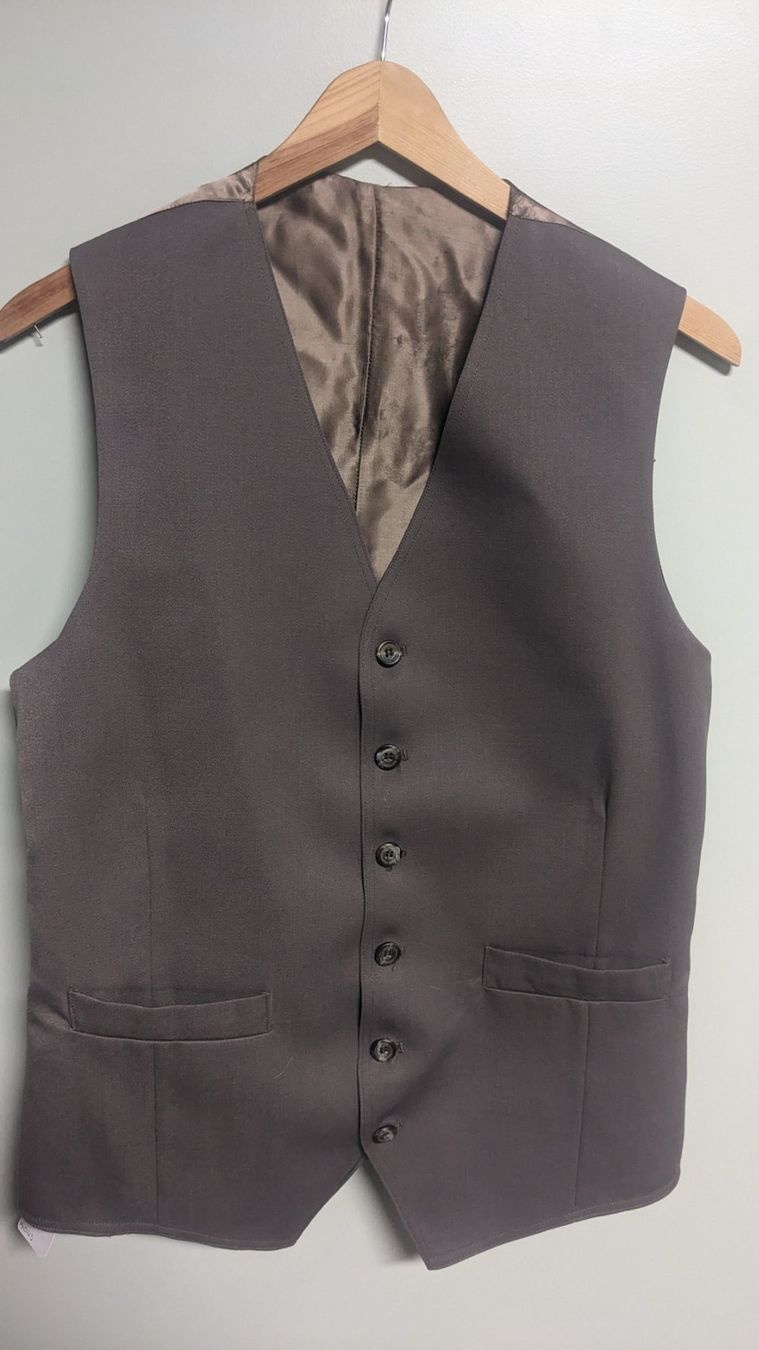 Gilet & Giacche: braune Vintageweste, Grösse M, super Zustand – Usato da Schwarzenegg venduto da joernk