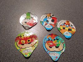 Kaffeerahmdeckeli Serie Masken