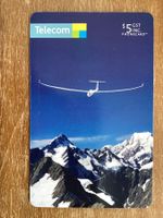 Telefonkarte Neuseeland. Segelflugzeug
