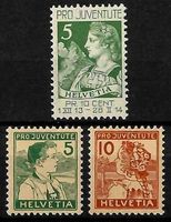 1913/1915, J1-3**, 3 postfrische Werte (14882)