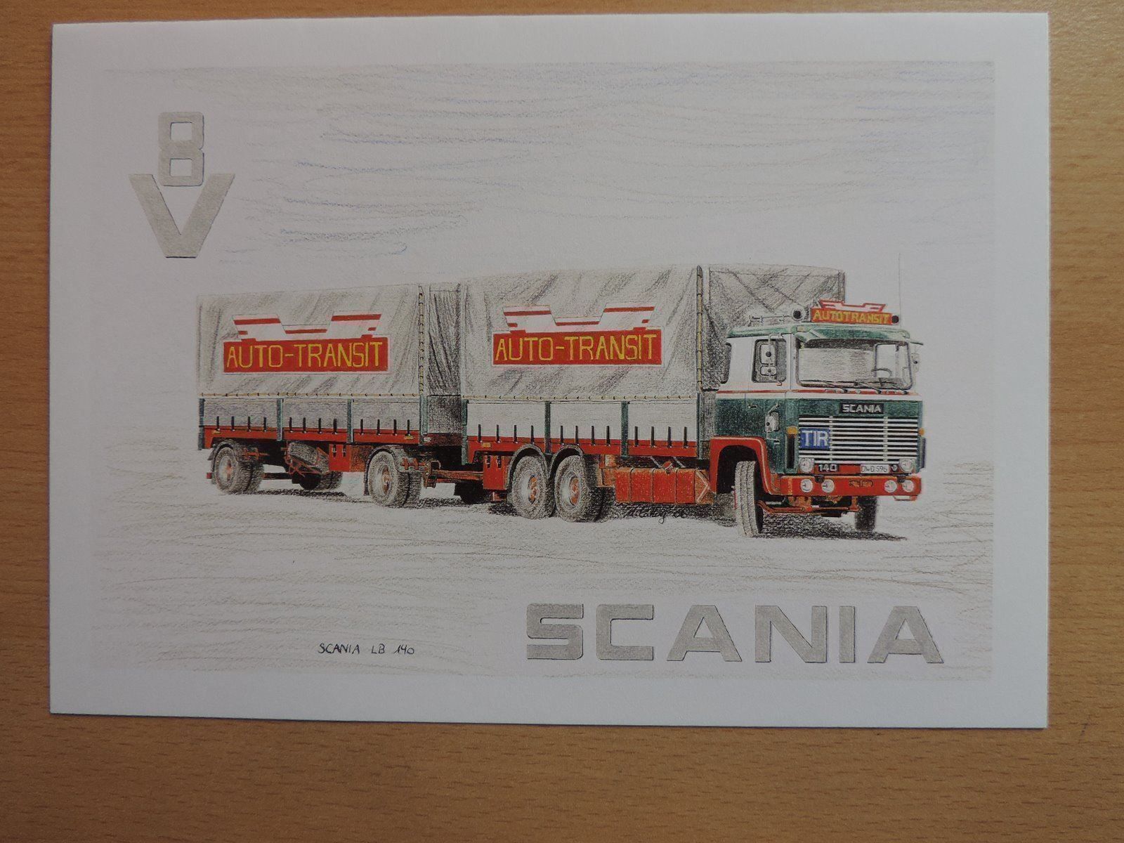 Cartoline postali: Saurer / FBW Nutzfahrzeug Karten – Nuovo e nell'imballaggio originale da Steinen venduto da urscathry 8