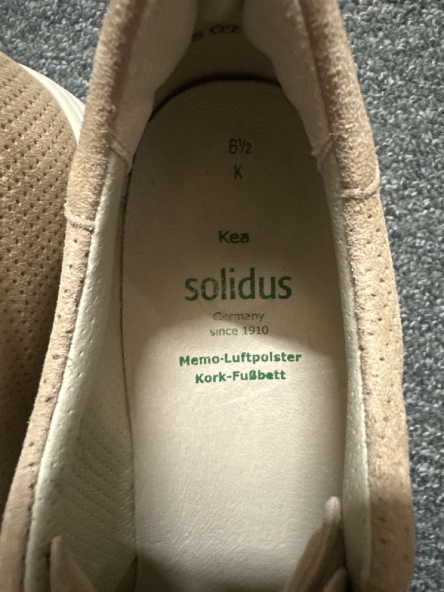 Damenschuhe: Sneaker Solidus Kea beige Gr6.5 – Neu und originalverpackt aus Baltschieder von YmroBe 2