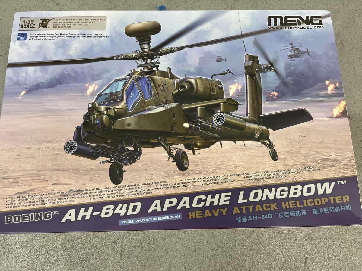 Kit di modellismo & Modellini statici: Modellbausatz Boeing AH-64D Apache Longbow 1/35 – Nuovo (secondo la descrizione) da Schattdorf venduto da ddi_9scw