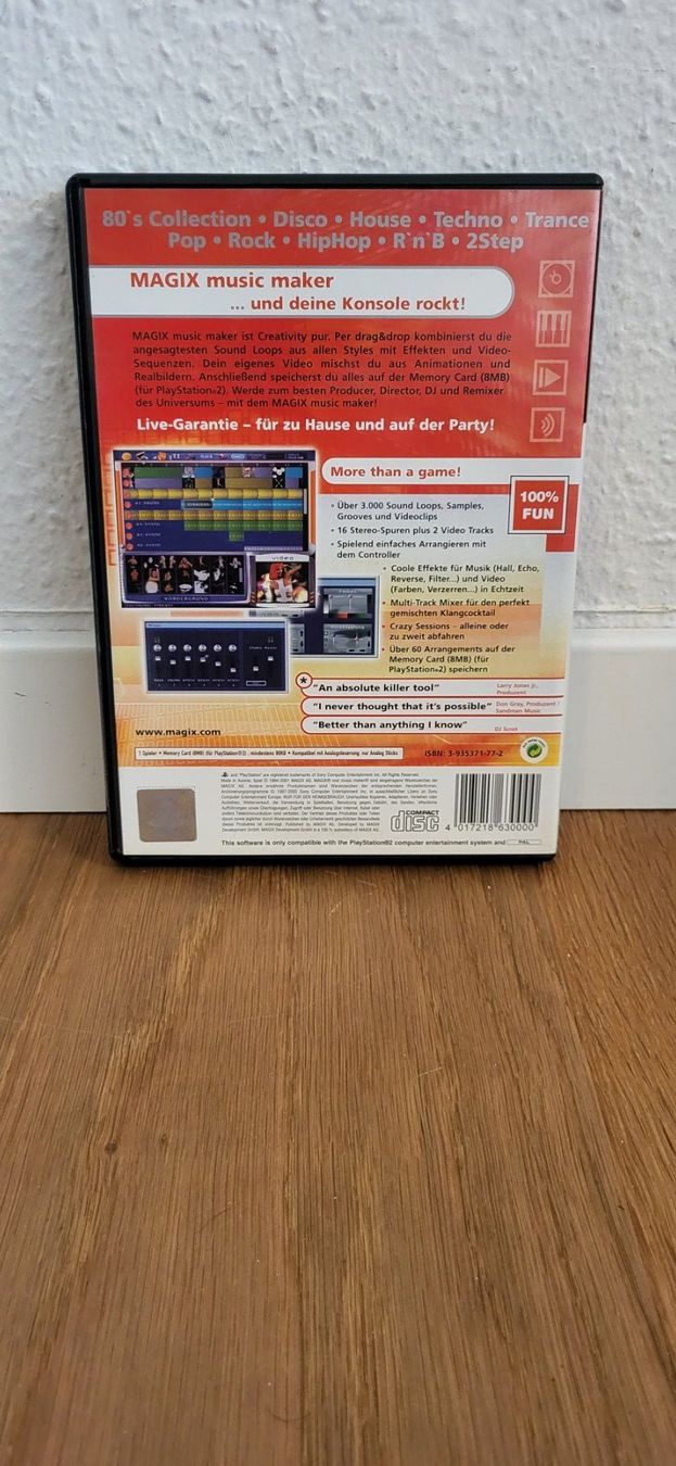 Sony Giochi: PS 2 - Music Maker – Usato da Münsingen venduto da DigitaleSpielecke 1