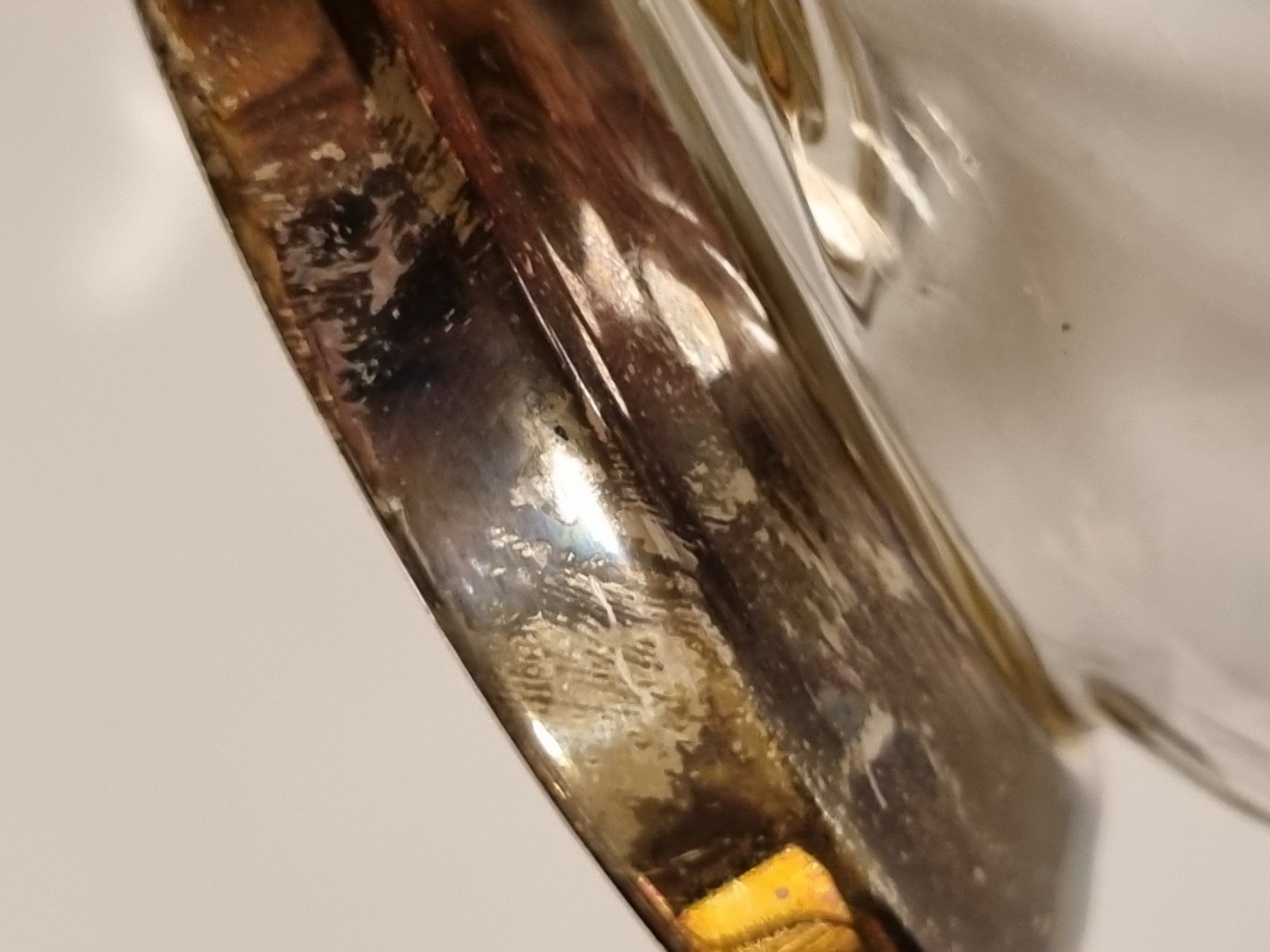 Caraffe: Vintage Glas Karaffe mit Metallmontur versilbert – Usato da Scharnachtal venduto da devin03 5
