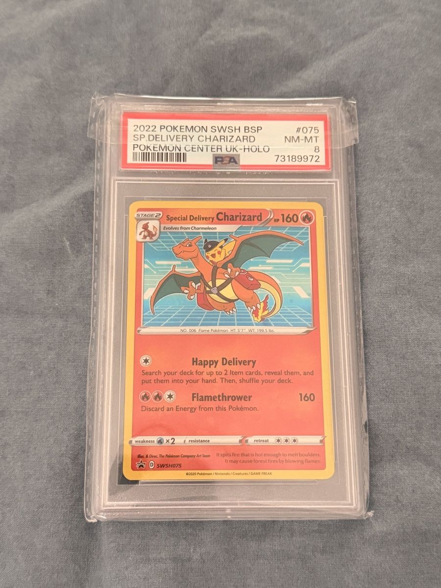 Pokémon Carte collezionabili: Pokemon special delivery charizard psa 8 – Usato da Massagno venduto da pokecoach