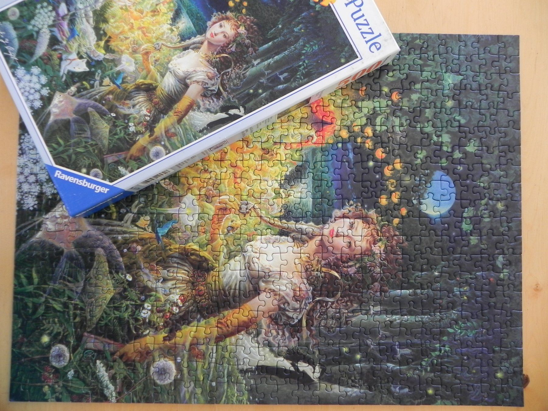Ravensburger Puzzle: Puzzle Waldfee, 500 Teile, Ravensburger – Usato da Stallikon venduto da pcerny16