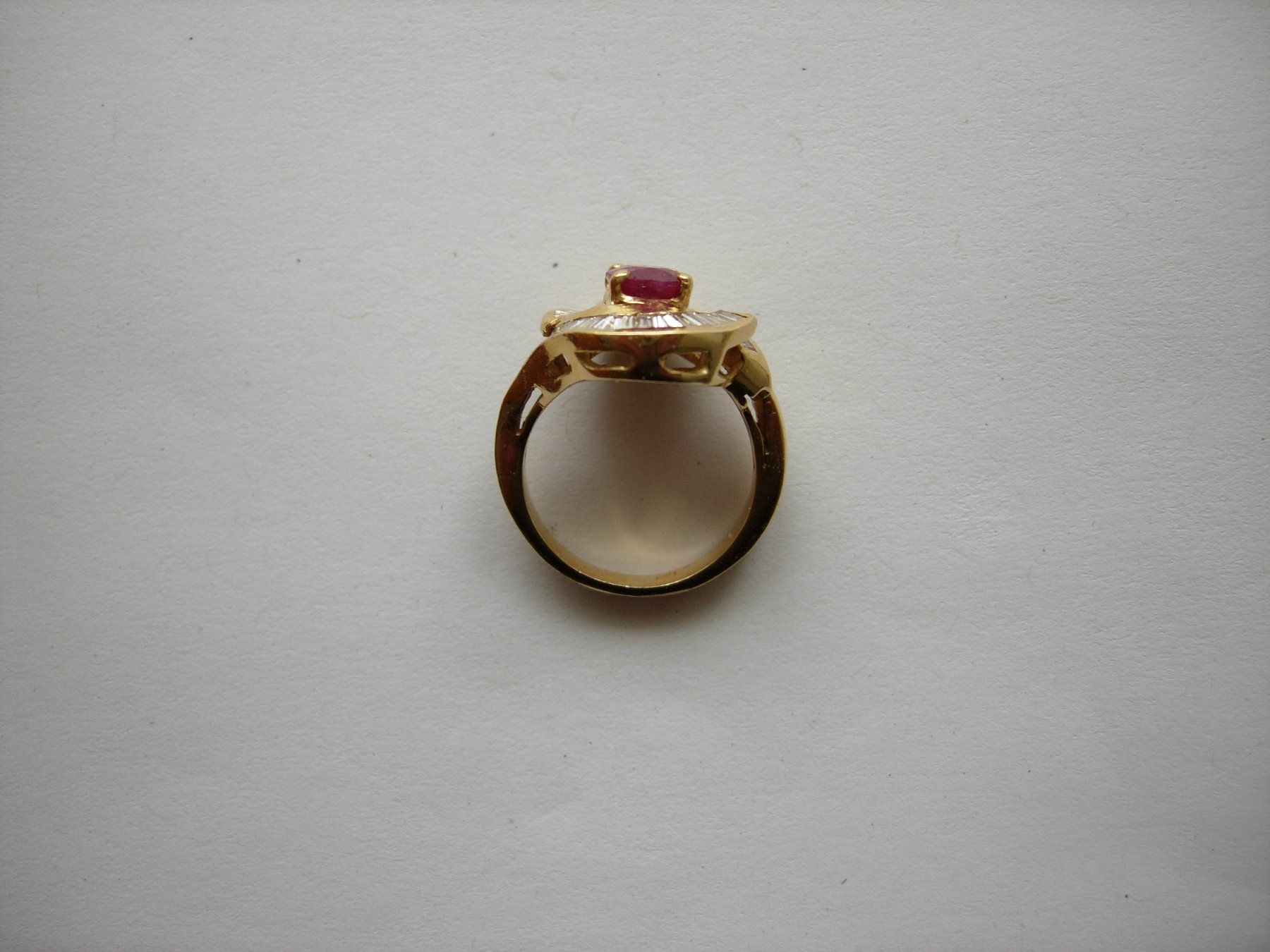 Ringe: Rubin Diamant Ring-18 K.Gold – Gebraucht aus Luzern von Lucernauno 2