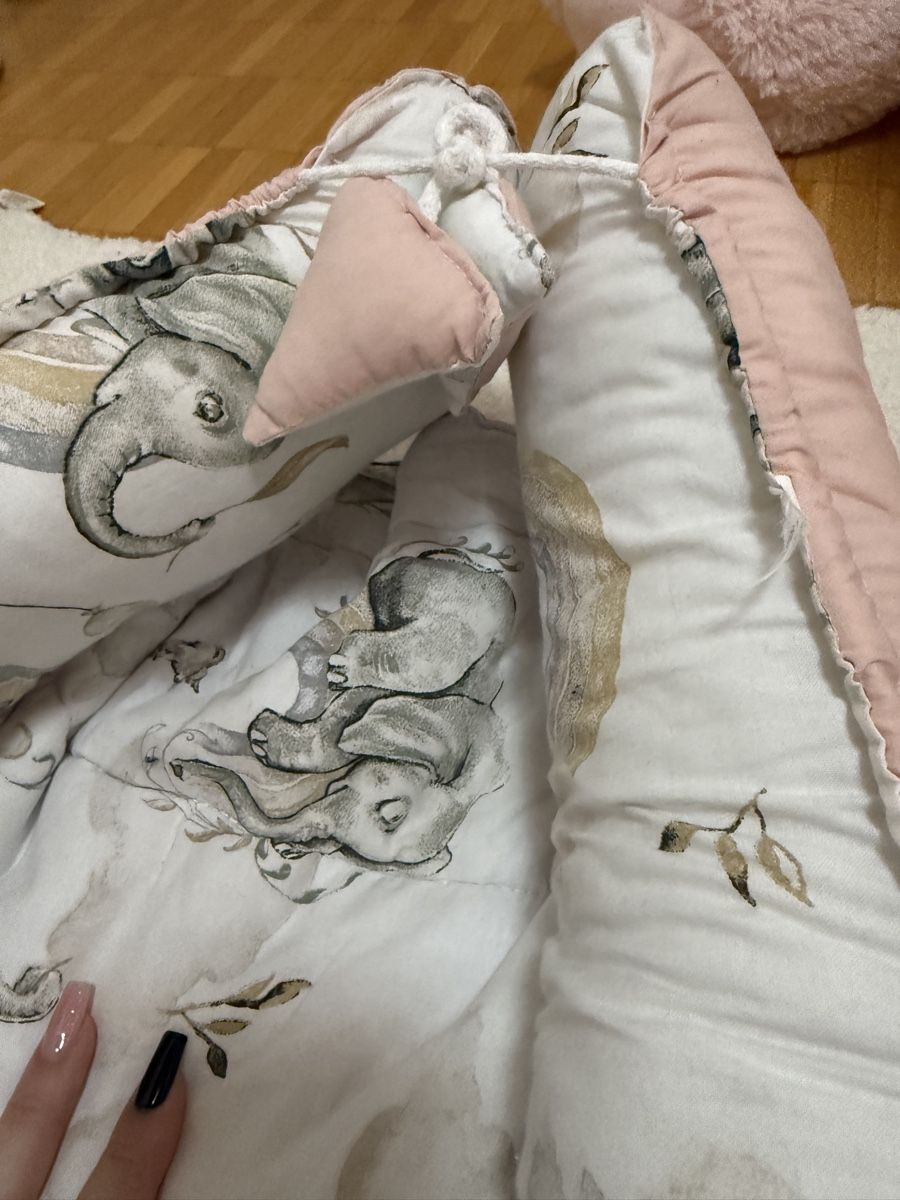 Wiegen & Stubenwagen: Babynest Rosa/Elefantenmotiv – Neu (gemäss Beschreibung) aus Horgen von AA.AW55 3