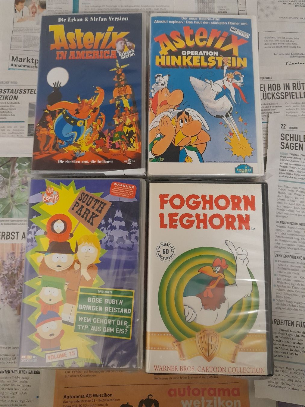 Tutti i VHS: 4 VHS Kassetten – Usato da Rüti ZH venduto da Alemanni