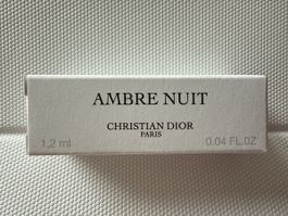 Parfum Christian Dior Ambre Nuit Probe 1.2 ml neu