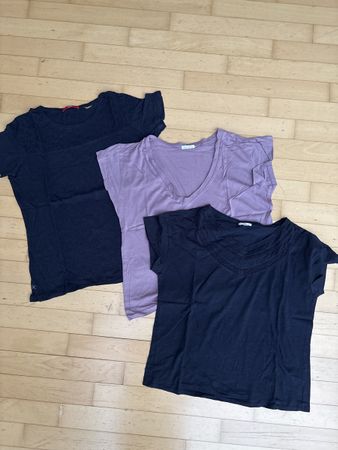 3 T Shirts Gr M Edc & Soft Grey