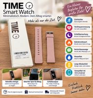 ⌚ TIME Smart Watch – Pink – Fitness Tracker