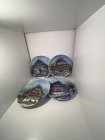 Die schönsten schweizer Bauernhäuser Teller (4 Serie)