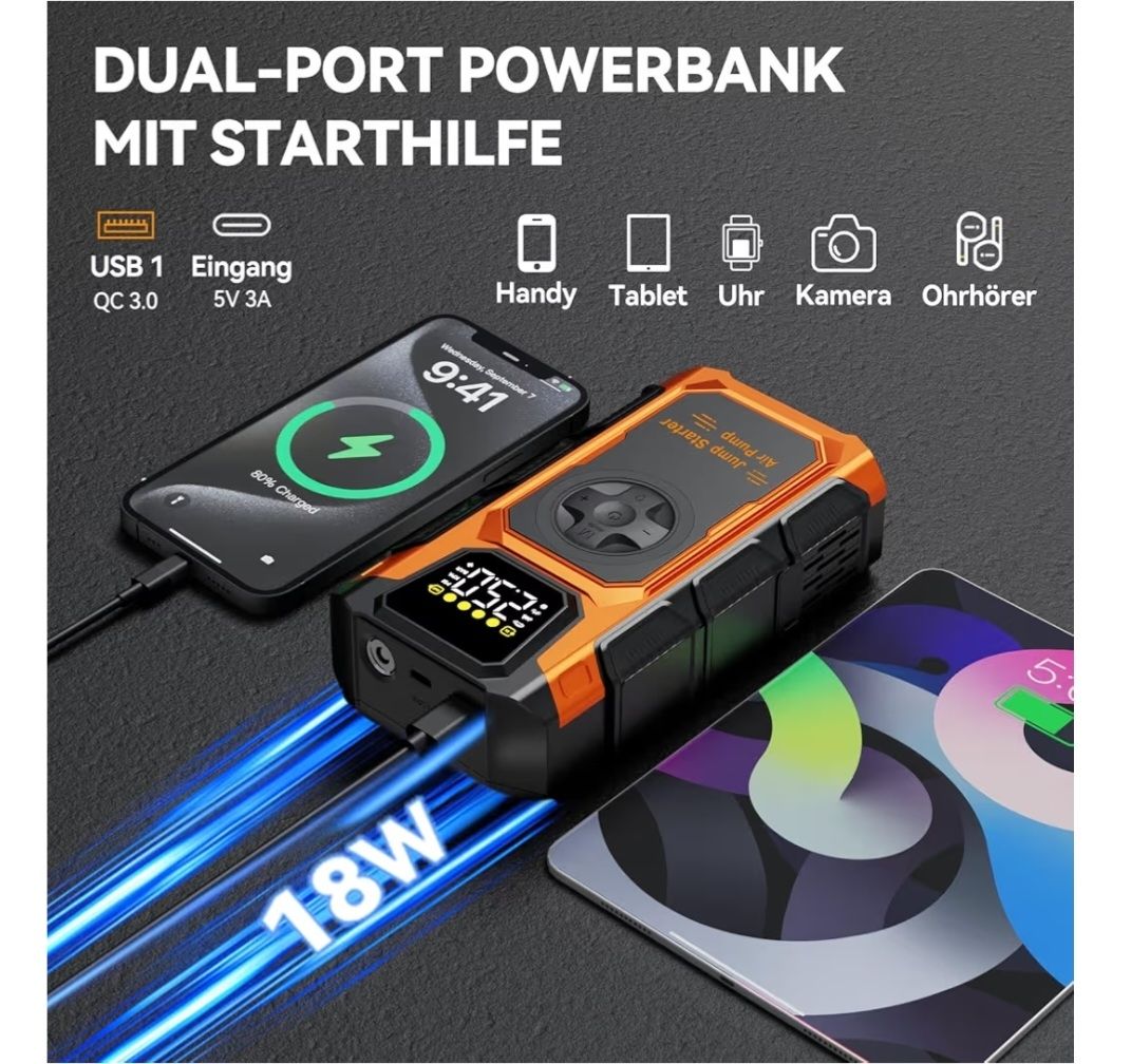 Batterie: autostarthilfe powerbank 6000a – Nuovo e nell'imballaggio originale da St.Gallen venduto da big_tipp 2