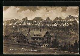Flums, Kurhaus Tannenboden mit Churfirst