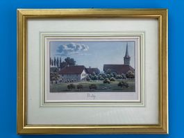 KUNSTDRUCK: BELP   BILD VON JAKOB S.WEIBEL 1771-1846
