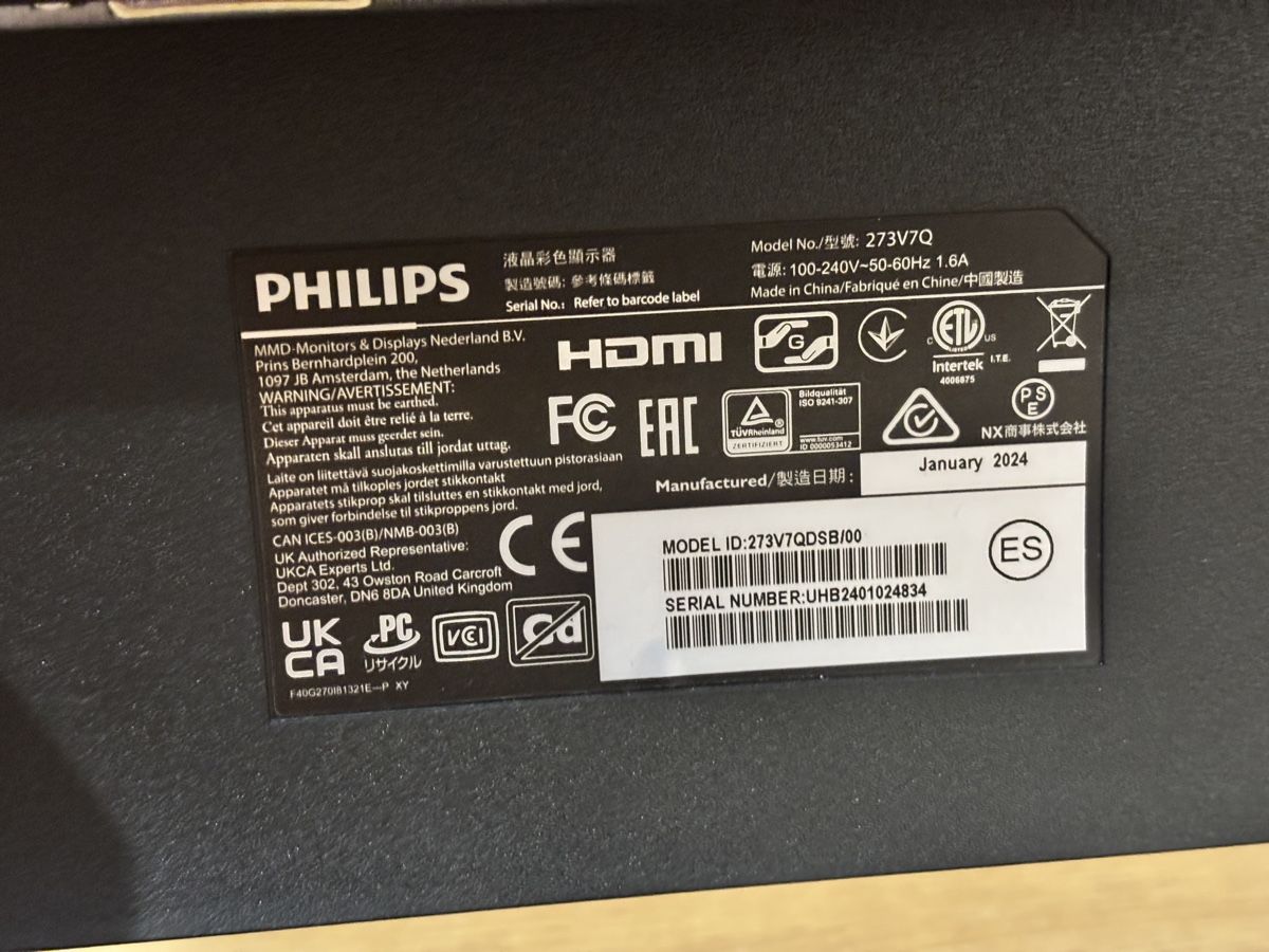 Philips Monitore: Monitor Philips 273V7Q HDMI – Gebraucht aus Luzern von Armastra 2