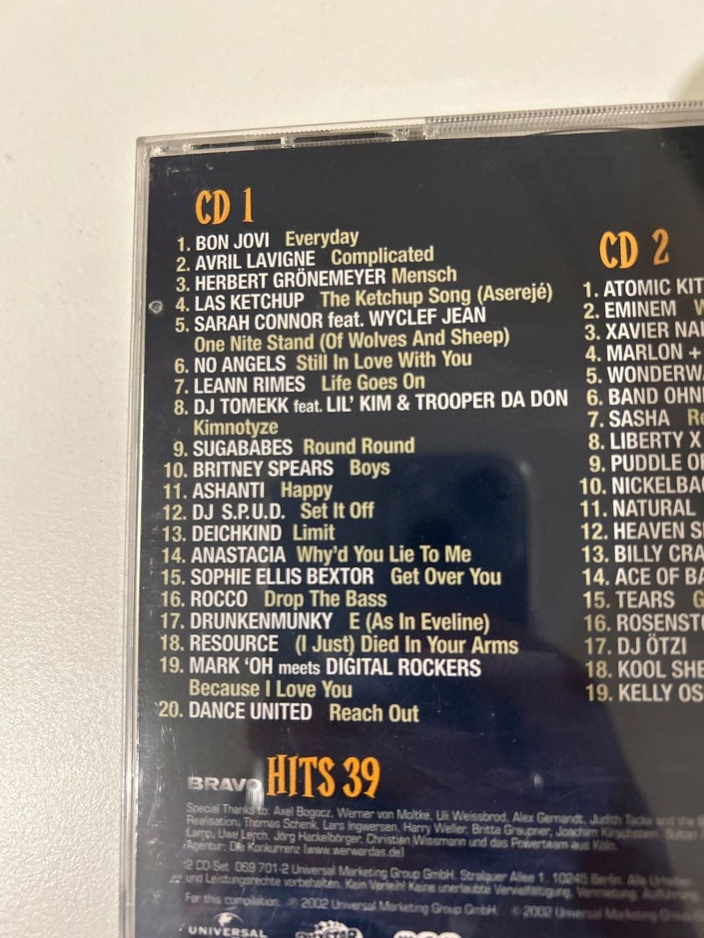CD: CD- Bravo Hits 39 – Usato da Guntershausen venduto da Gloominati 2