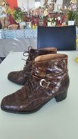 Bottines en cuir véritable