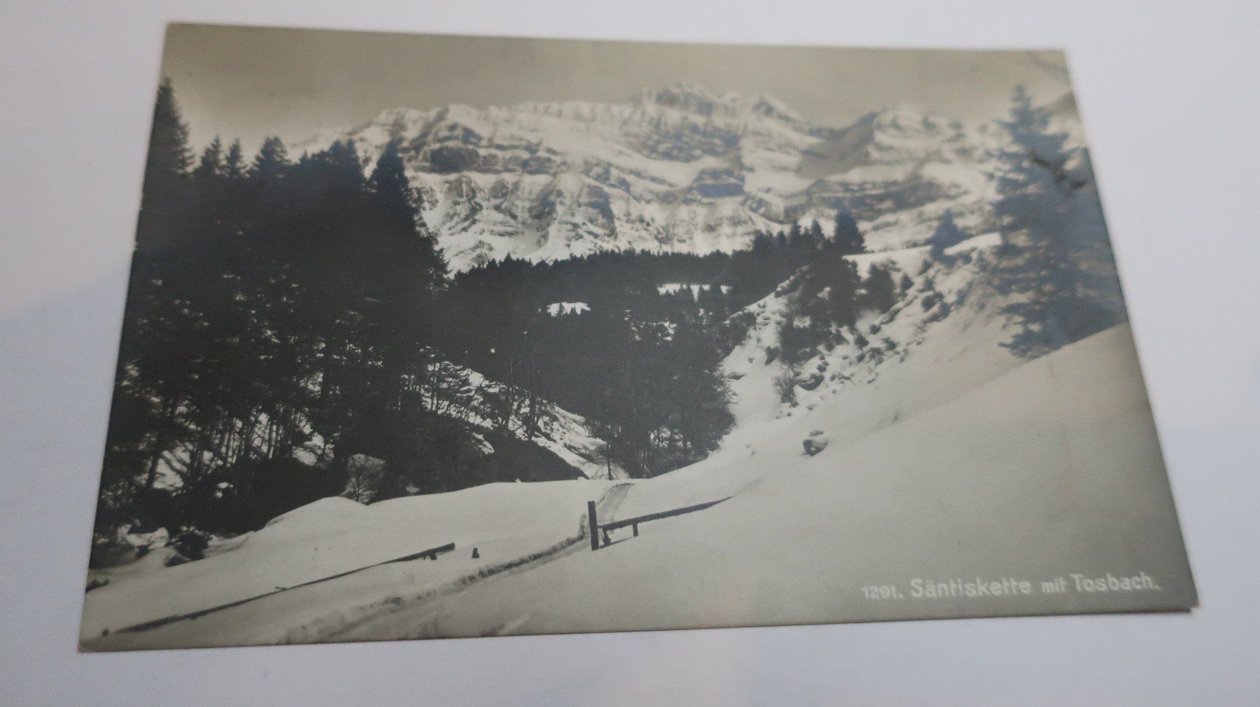 Ansichtskarten: Säntiskette mit Tosbach  1915 – Gebraucht aus Cormoret von Pascalll2001 1