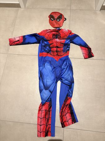 Spider-Man Costume with Matching Mask size 134