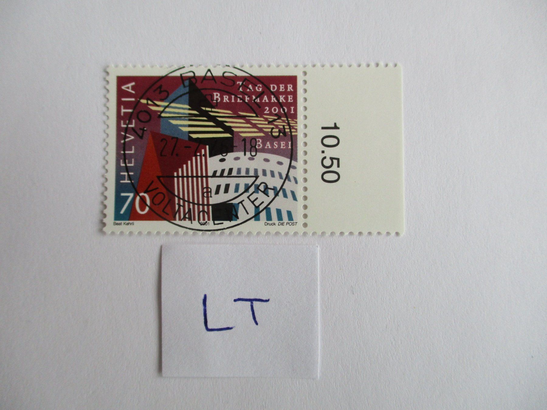 Tutti i francobolli: Voll Letzttagsstempel der Poststelle Basel 13 Voltacenter – Nuovo (secondo la descrizione) da Langnau b. Reiden venduto da Aktuell88