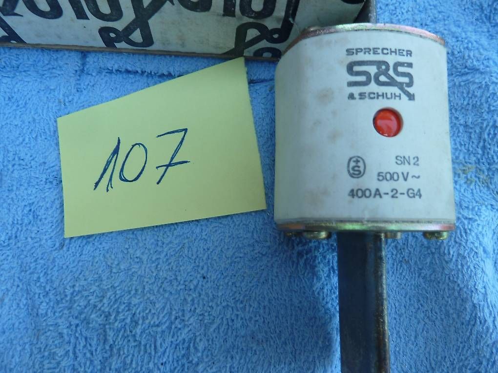Alimentazione elettrica: Sicherung SN2 400A -2-G4 81.102.153-01 500V – Nuovo (secondo la descrizione) da Ueken venduto da dale02
