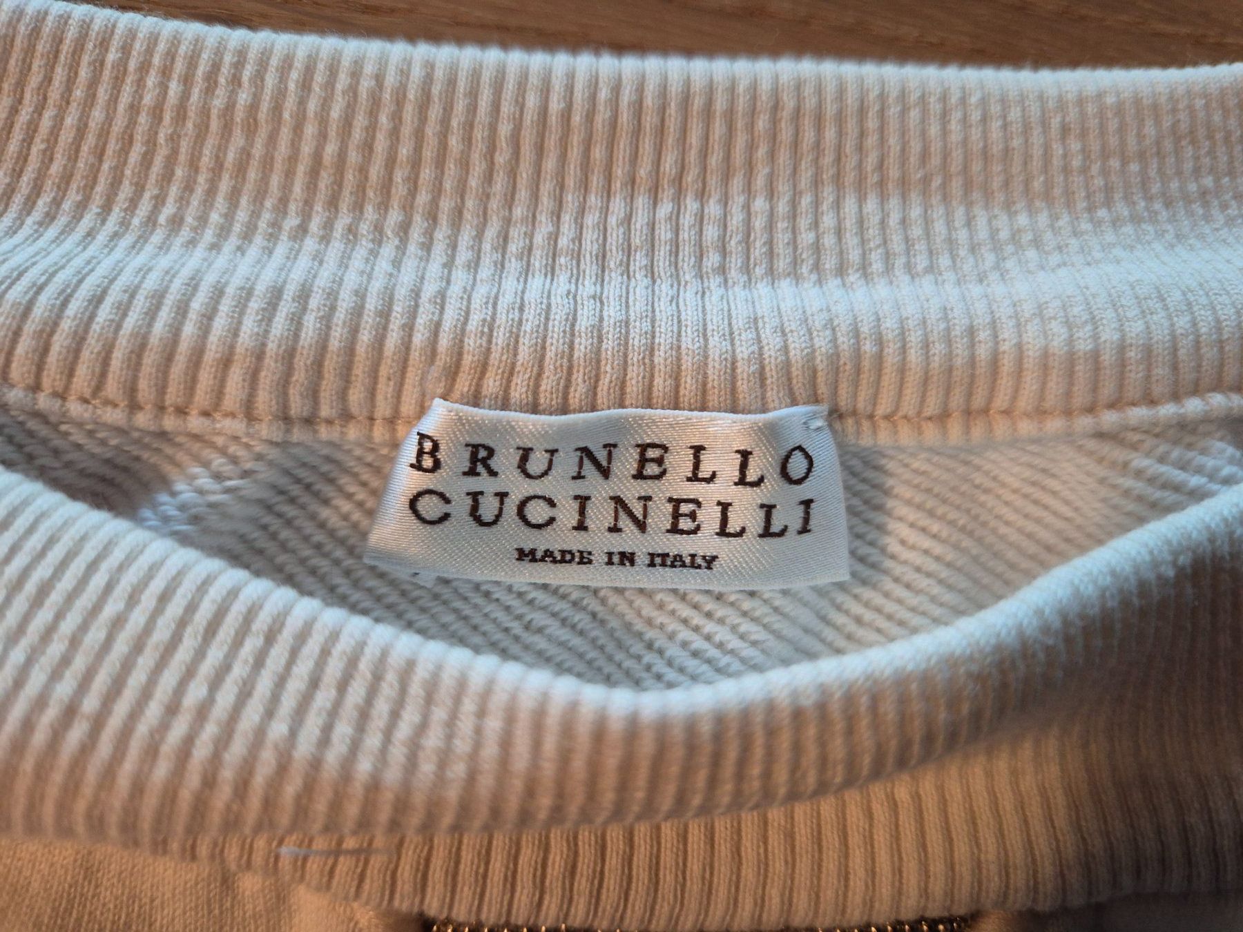 Brunello Cucinelli Maglioni & Felpe: NEUF BRUNELLO CUCINELLI pull sweat sweatshirt XS, crème – Nuovo (secondo la descrizione) da Satigny venduto da Helene2014 5