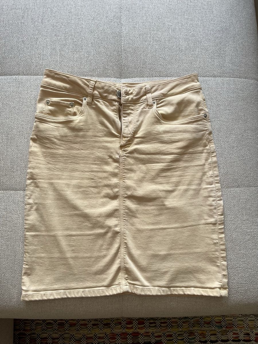 Gonne: Denim Skirt Beige Size L Good Condition – Usato da Genève venduto da esz_8xbz