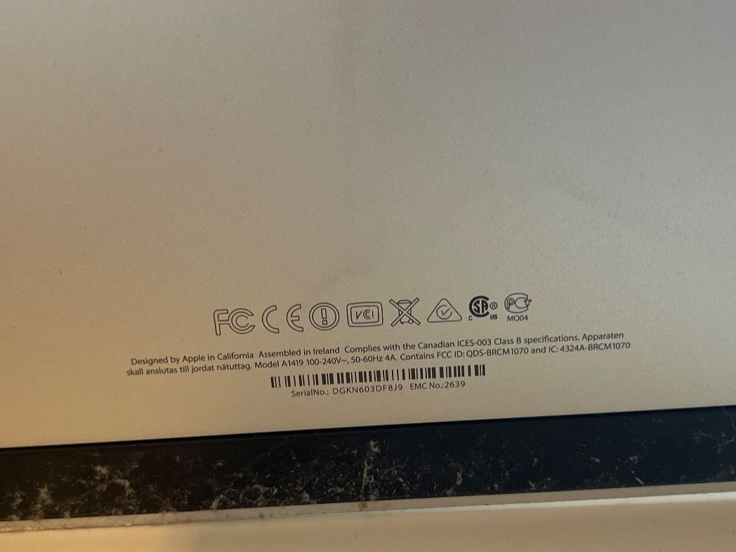 Apple Monitore: Mac Bildschirm – Gebraucht aus Dietikon von yus_lkr8 1