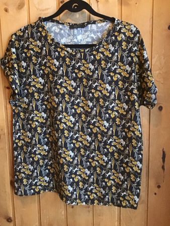 Damen Set Hose und T-Shirt schwarz-gelb Grösse M Wie neu