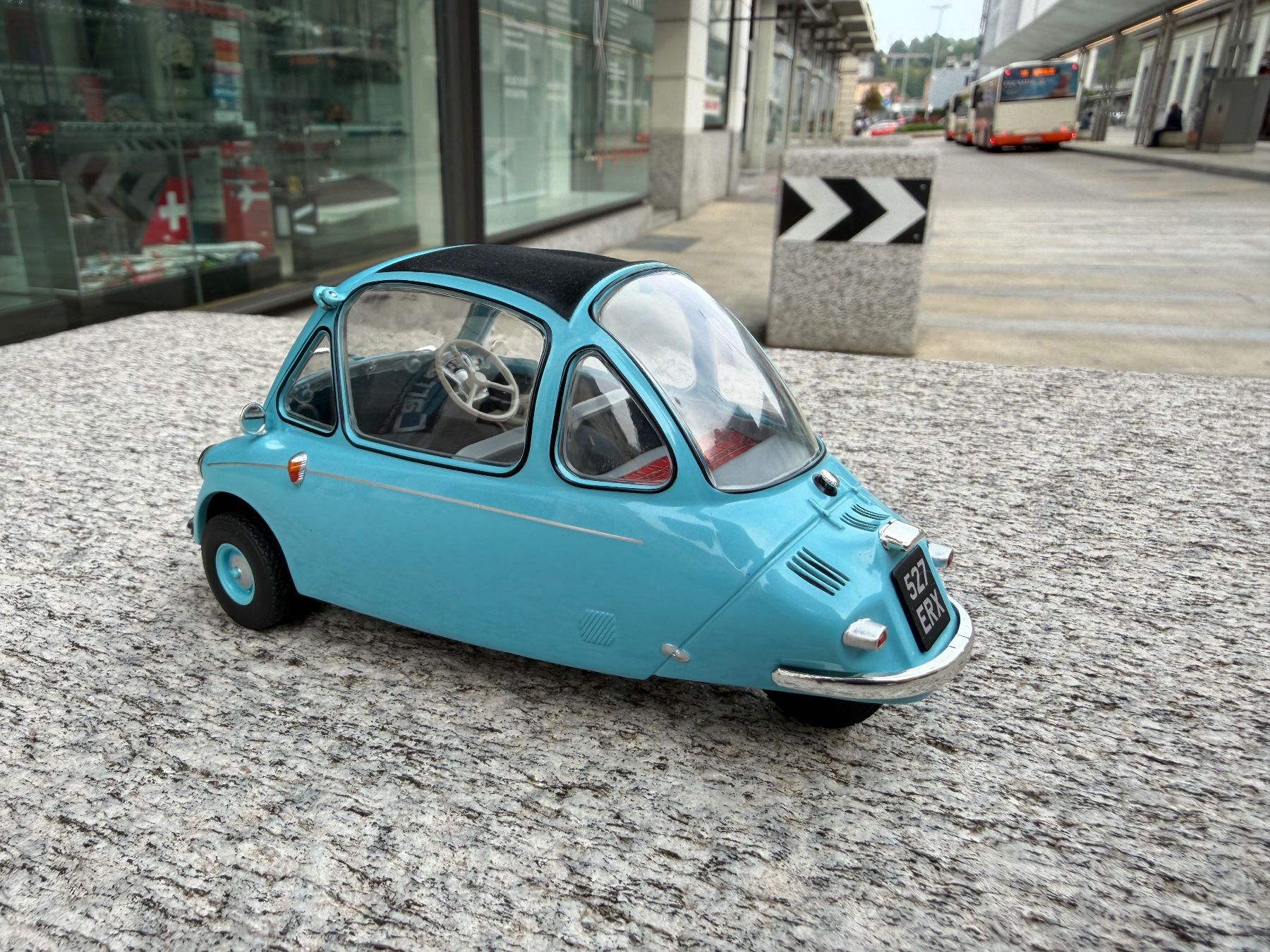 Modellini d'auto: Oxford 1:18 Trojan Heinkel – Usato da Chiasso venduto da Carrara-Modellismo 3