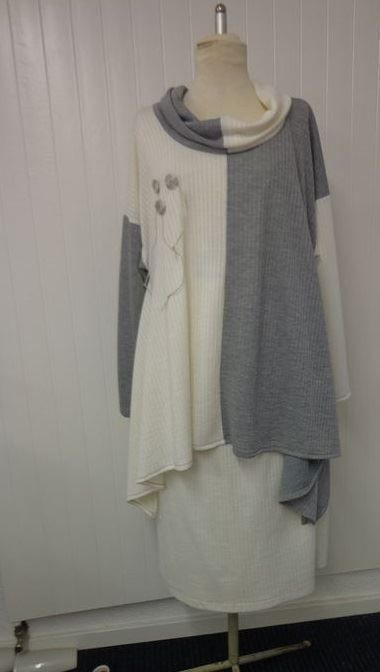 Tuniche: Pull 2 tons FantaisieJersey UNIQUE 48-52 – Nuovo e nell'imballaggio originale da St-Imier venduto da goodber 6
