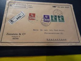 16.XII.30. ZUMSTEIN BRIEF MIT KEHRDRUCK