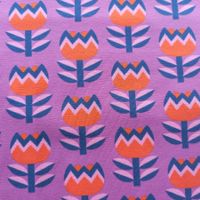 Jersey Tulpen lila/orange