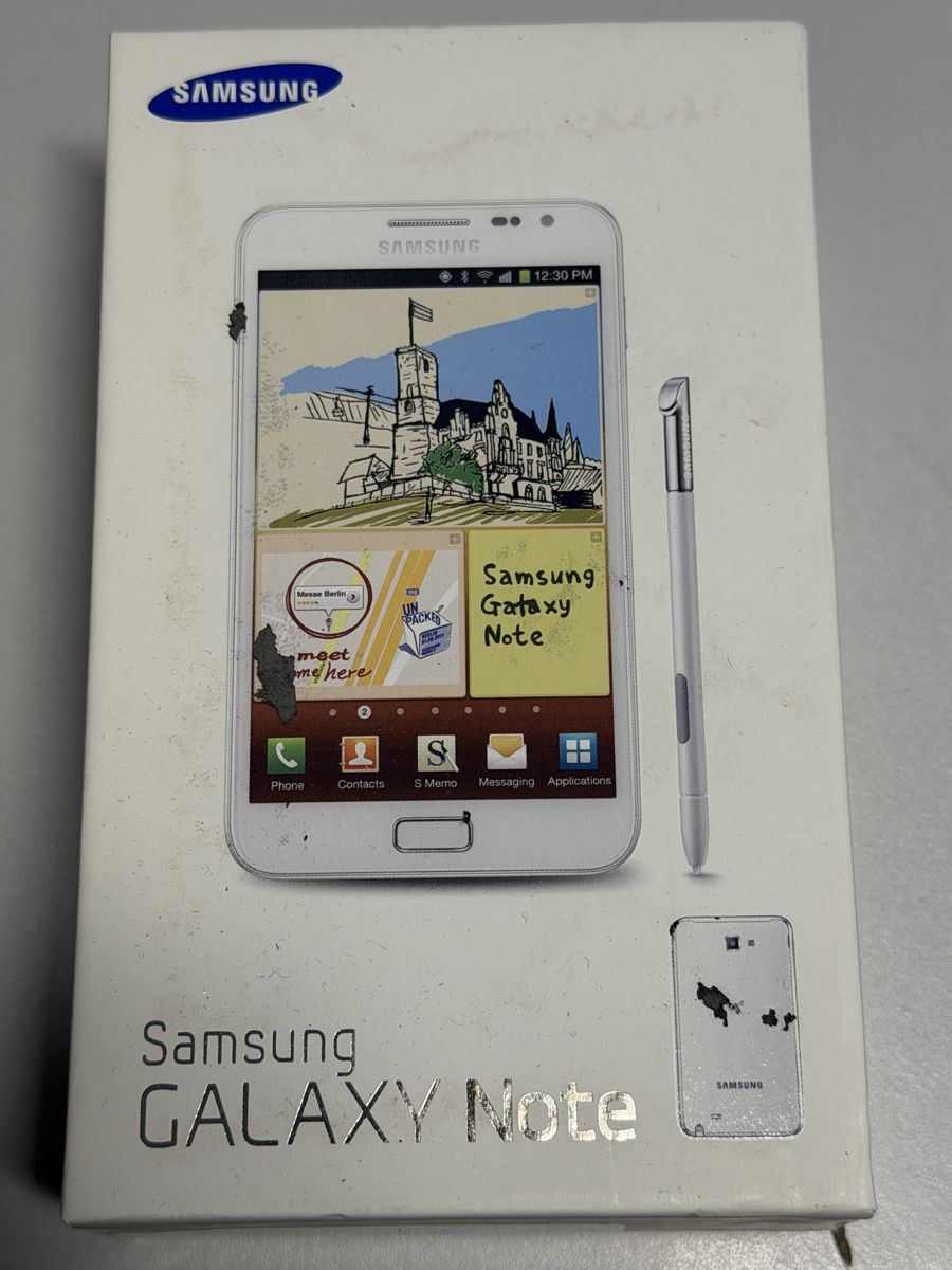 Samsung Telefoni cellulari / Smartphones: Smartphone Samsung Galaxy Note weiss mit Originalverpackung – Nuovo e nell'imballaggio originale da Wauwil venduto da chiraluna