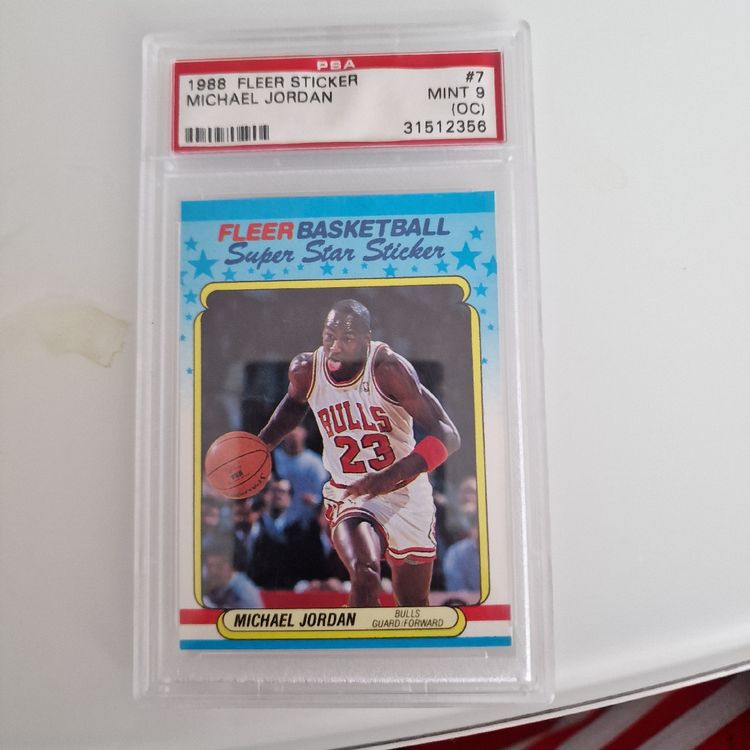 1988 Fleer Sticker Michael Jordan (Gebraucht) in Effretikon für CHF 65 ...
