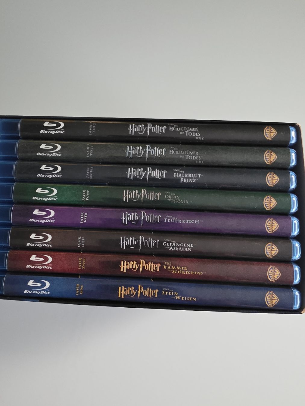 Tutti i DVDs: Harry Potter Complete Collection 8 Filme 11-Disc Blu-ray Set – Usato da Alberswil venduto da mario889 1