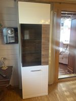 Vitrinenschrank weiss mit Glastüre