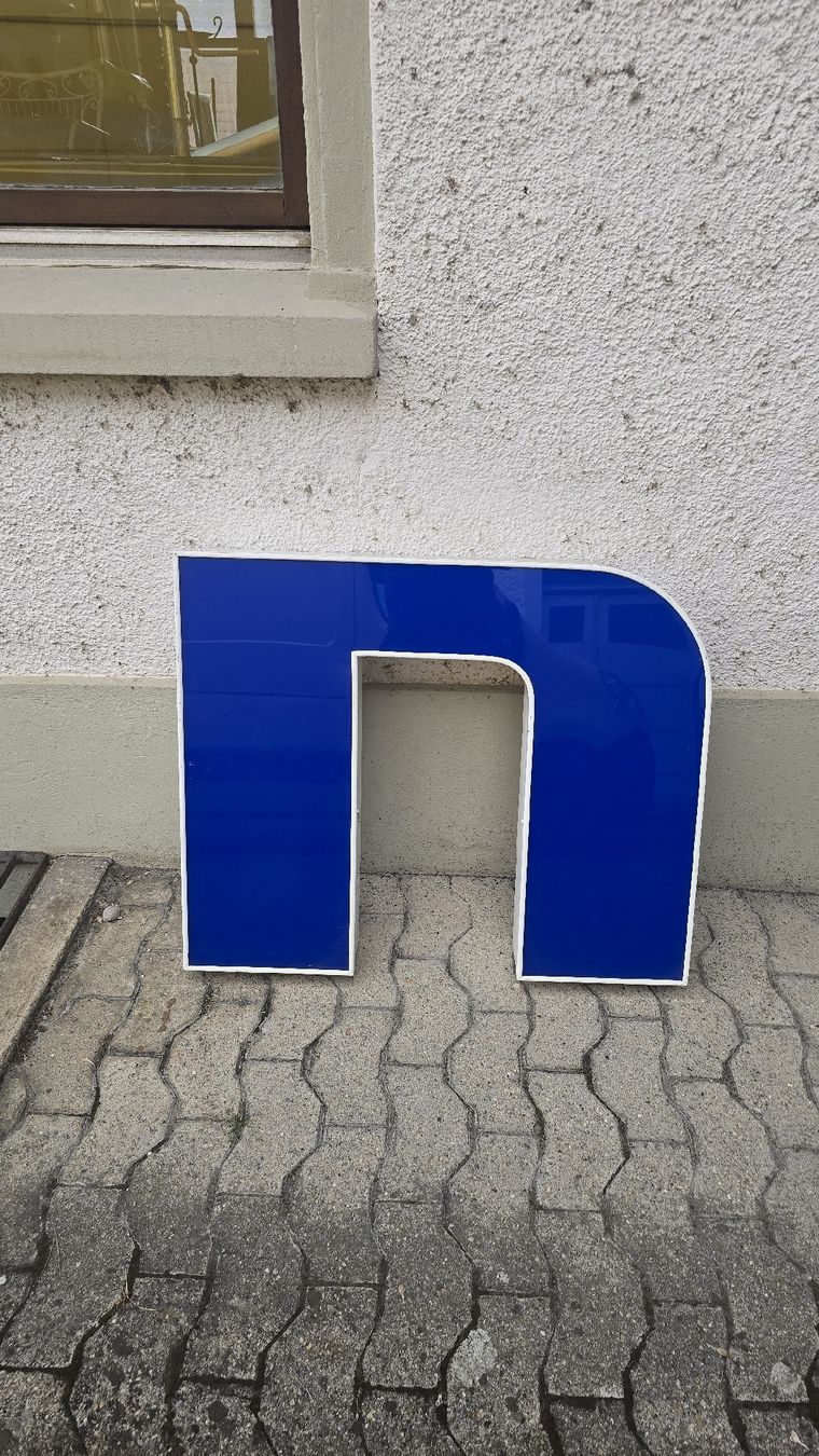 Tutte le decorazioni: Grosser Buchstabe N, blau/weiss – Usato da Oberaach venduto da Wicktrade 9