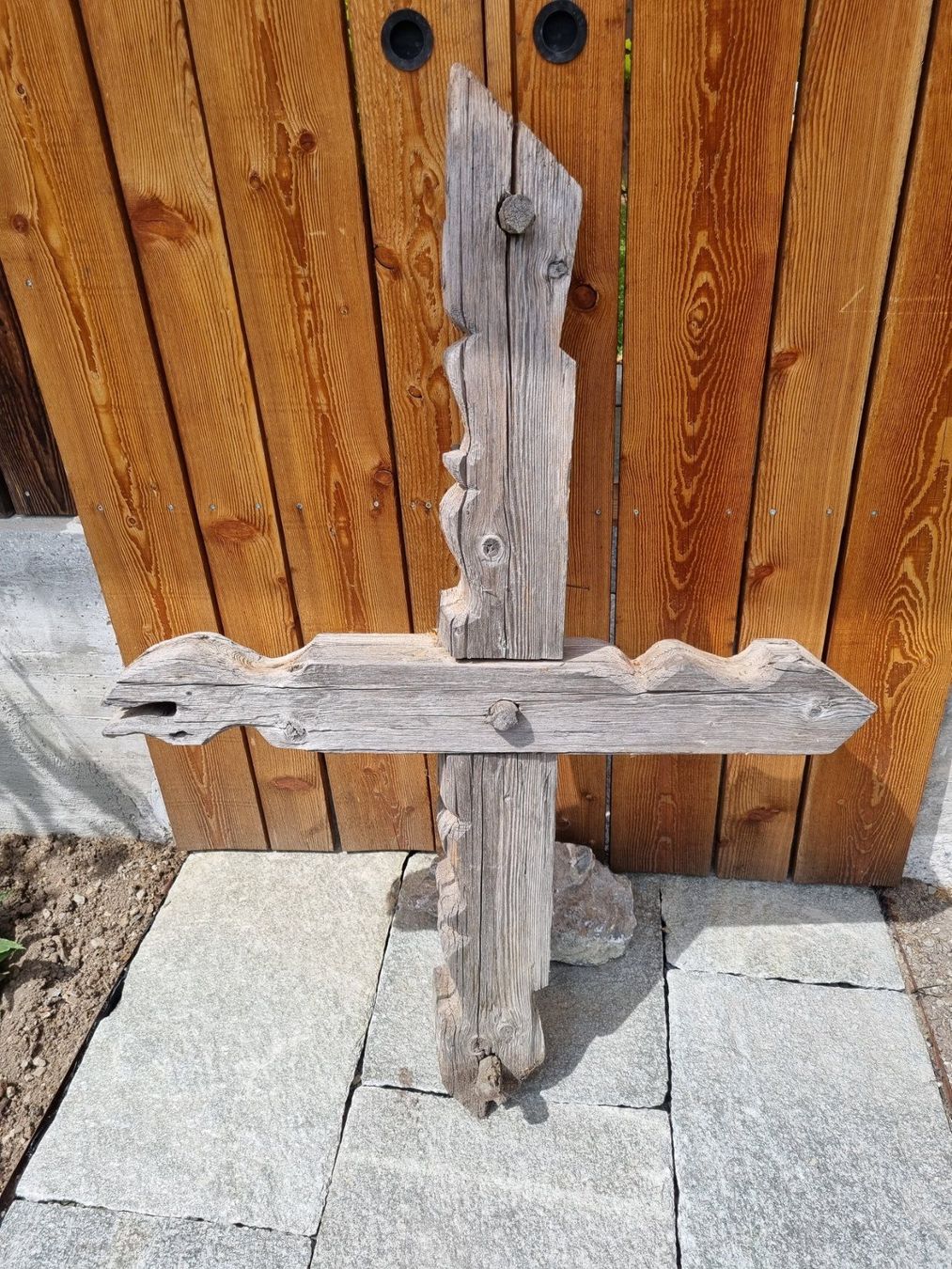 Holzartikel: Balken- Kreuz alt, originelles Teil – Gebraucht aus Fürstenaubruck von PizBeverin2018 1