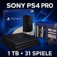 PlayStation 4 Pro 1 TB inkl. 31 Games