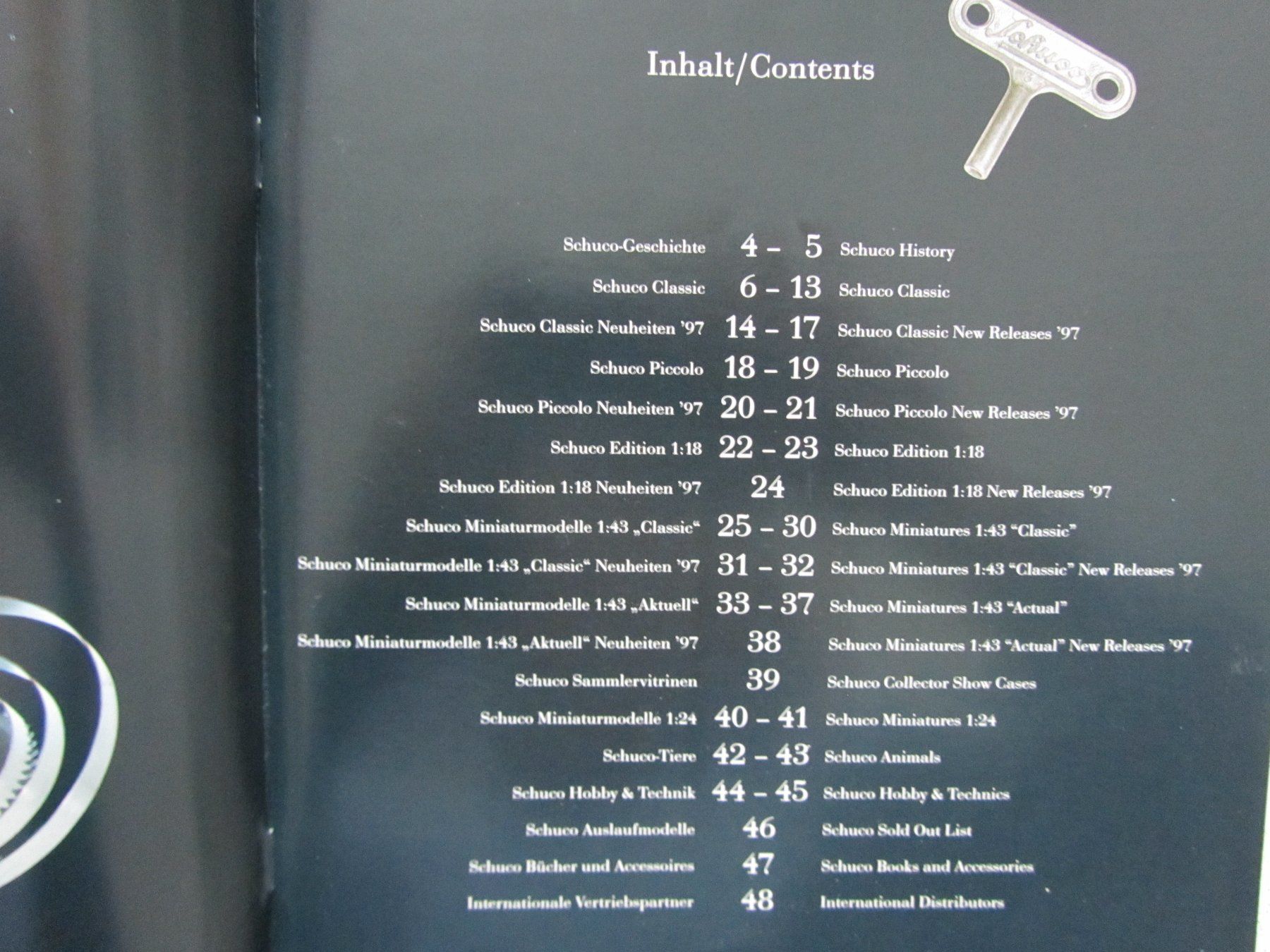 Schuco Modellautos: Schuco, Modellauto-Katalog, von 1997 – Gebraucht aus Weiningen ZH von dietsch57 1