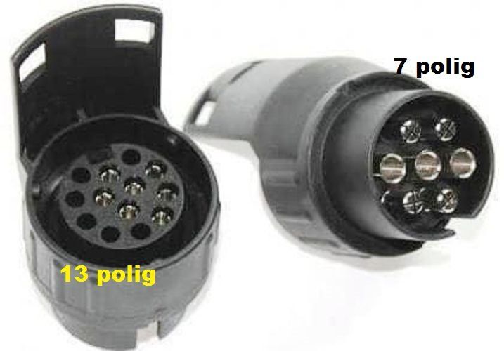 Unità & Adattatore: Anhänger-Adapter 13-pol. Stecker zu 7-pol. Steckdose – Nuovo e nell'imballaggio originale da St. Gallen venduto da schnaeppchen-preise