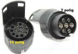 Anhänger-Adapter 13-pol. Stecker zu 7-pol. Steckdose