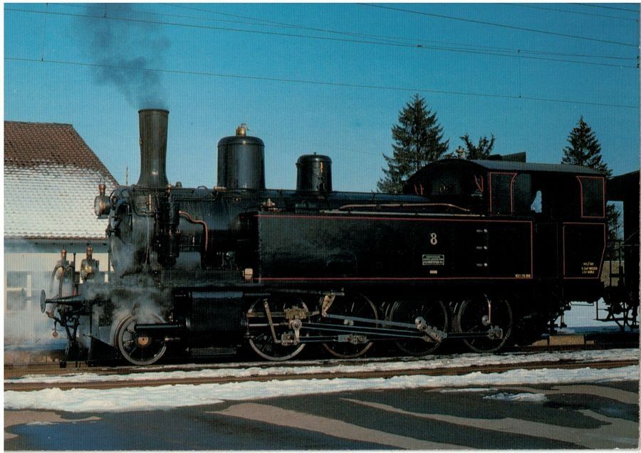 Cartoline postali: Verein Dampfbahn Bern - Dampflok Ed 4/5 8 – Usato da Frauenfeld venduto da POML